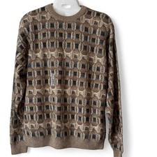 Vintage 90's Patterned Sweater, Men  s Size XL