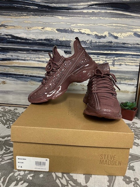 Steve Madden Maxima Rose Womens Sneaker Size 7.5