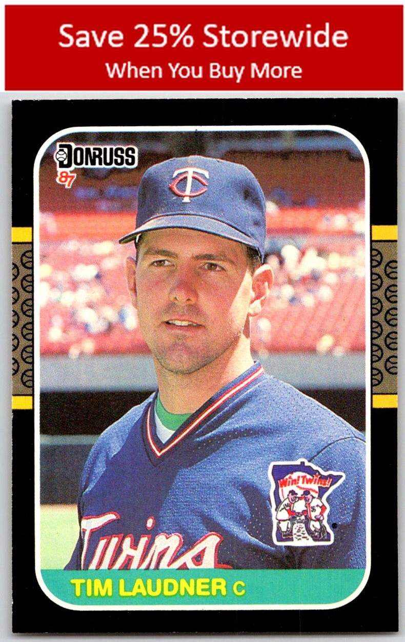 Tim Laudner 1987 Donruss #320 Minnesota Twins
