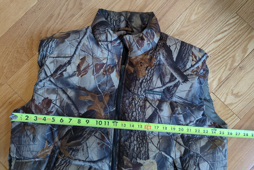 Gander Mountain Guide Series Goose Down XL Vest RealTree Hardwoods Camo Zip Case - Picture 8 of 13