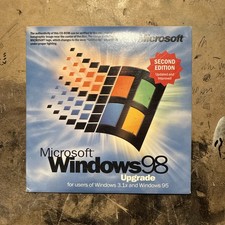 Microsoft Windows 98 SE Upgrade Key Compatible with Windows 3.1x, Windows 95