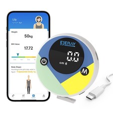 Smart Digital Body Tape Measure App Retractable Fitness TypeC Charging