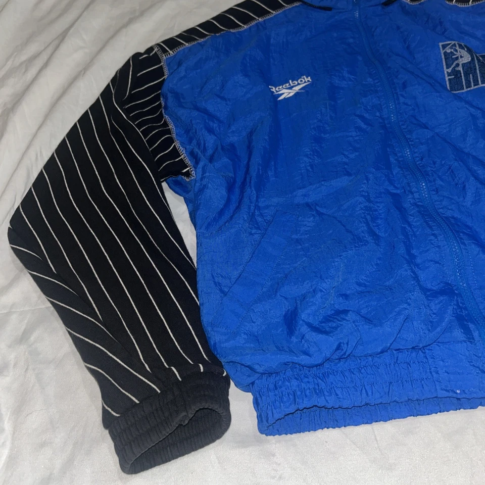 Vintage REEBOK Shaquille O’Neal Orlando Magic Windbreaker Jacket Men’s Medium - Image 2 of 4