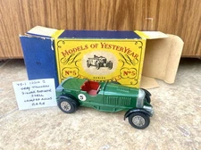 MATCHBOX LESNEY YESTERYEAR Y5-1 LE MANS BENTLEY ISSUE 2* RARE *EXIB*