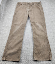Vtg 80s 90s Levi's Corduroy Pants Mens 36x29 Tan Straight Leg Zip Fly Casual
