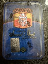 2007-08 Upper Deck Sweet Shot Hockey Factory-Sealed Hobby Tin (5 Cards)