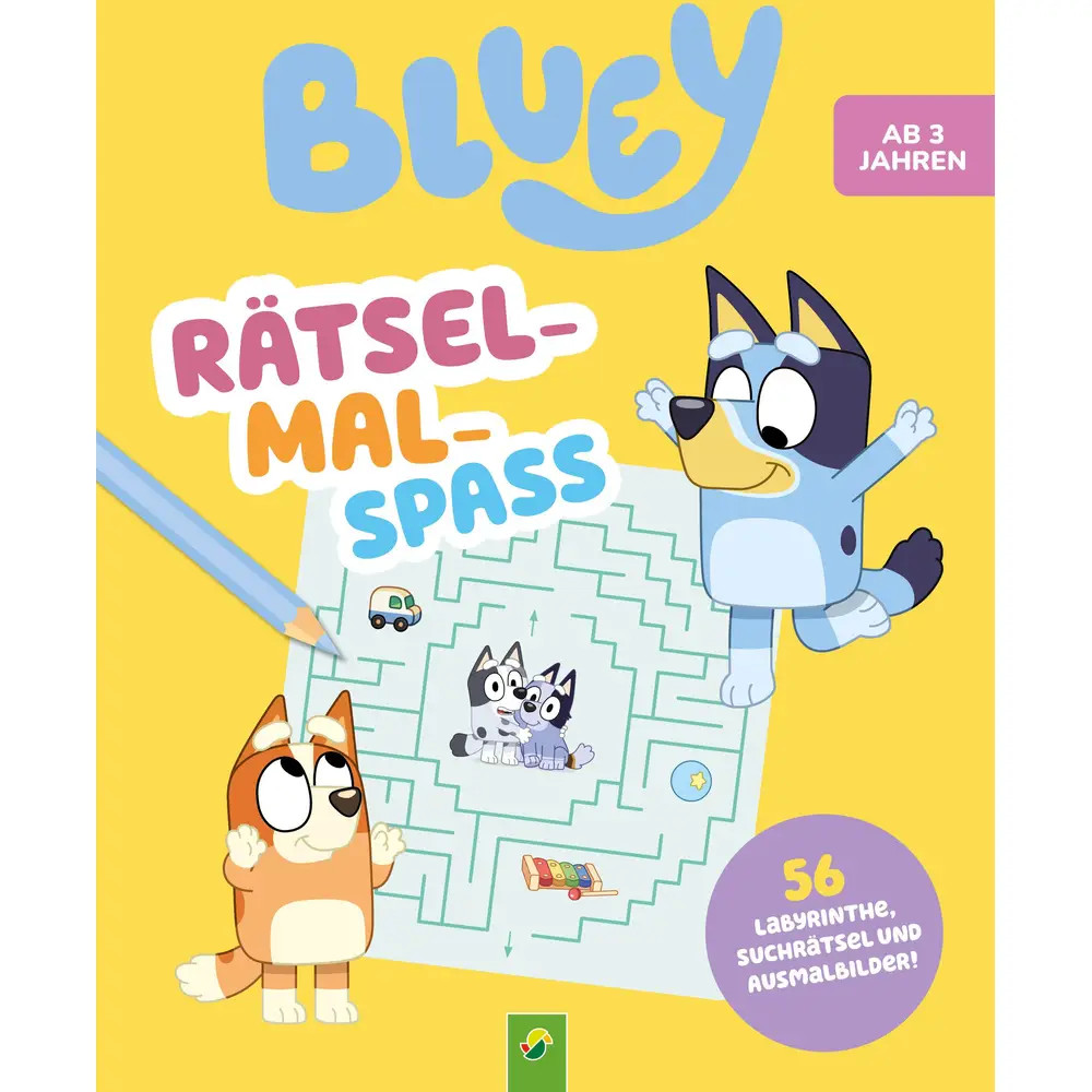 Schwager & Steinlein Verlag ~ Bluey Rätsel-Mal-Spaß - Bild 2