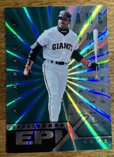 1998 Pinnacle - Epix Emerald #E22 Game Barry Bonds Ultra Rare SSP