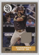 2022 Series 1 1987 Topps Baseball Relics Gold 36/50 Fernando Tatis Jr lz7
