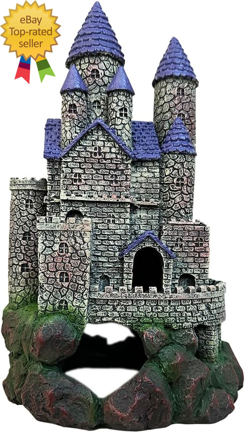 Aquarium Middle Ages Resin Castle Decorations Fish Tank Gothic Castle Hiding
Opens in a new window o