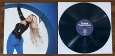 MEGHAN TRAINOR SIGNED PICTURE & TIMELESS BLUE VINYL LP Beckett BAS COA AUTOGRAPH