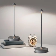 Cordless Table Lamp Rechargeable Battery Operated 4000mAh Table Lamp Touch Di...