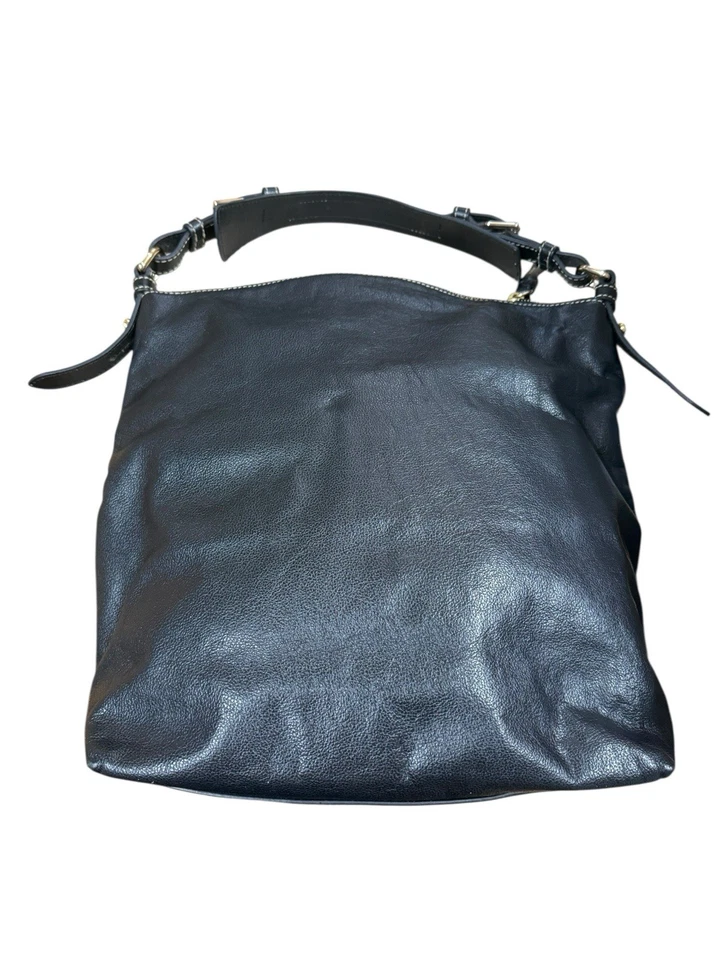 Bolso de Hombro Dooney & Bourke Dillen Cuero Negro Cartera ¡Bonito!  (D31) Foto 4 de 4
