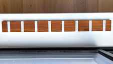 LoCa KNAX 8 Hook Wall Coat Rack Harrit & Sørensen Danish Design Walnut