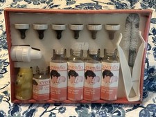 Vintage 1986 Evenflo Complete Nurser Kit 30-Piece Set Glass Plastic Bottles Dog