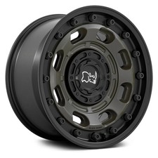Black Rhino Atlas Wheels 17x8 38 6x130 84.1 Green Rims Set Of 4
