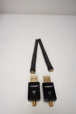 2x EDUP 600Mbps Wireless Dual Band USB Adapter With Antenna Black