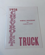 1958 Chevrolet Truck All Models Wiring Diagrams Manual 1958 Chevrolet Truck All Models Wiring Diagrams Manual