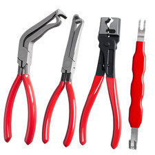 4 Pieces Electrical Disconnect Pliers for Cars, Automotive Red 4pcs