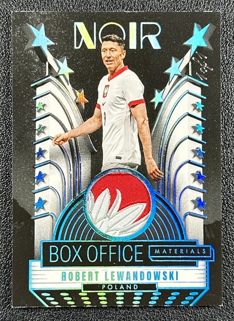1/1 Robert Lewandowski 2025 Panini Noir World Cup Box Office Platinum Patch 1/1