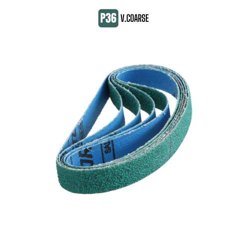 NORTON R929 Sanding Belts 13x451mm Quality Ceramic File Belts P36 P60 P80 10Pk - Picture 6 of 13