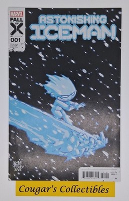ASTONISHING ICEMAN #1 SKOTTIE YOUNG VARIANT MARVEL 2023