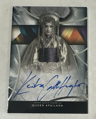 2024 Topps Star Wars Masterwork Keisha Castle-Hughes Queen Apailana Auto #A-KCH