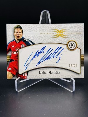 2024-25 Topps Definitive - Lothar Matthäus /25 - On Card Autograph Bayern #LA-MA