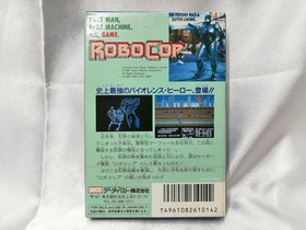 RoboCop Data East Nintendo Famicom FC Retro Game 1989 Box Manual A6488