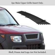 For 2003-2006 Honda Element Upper Stainless Black Billet Grille Grill Insert For 2003-2006 Honda Element Upper Stainless Black Billet Grille Grill Insert