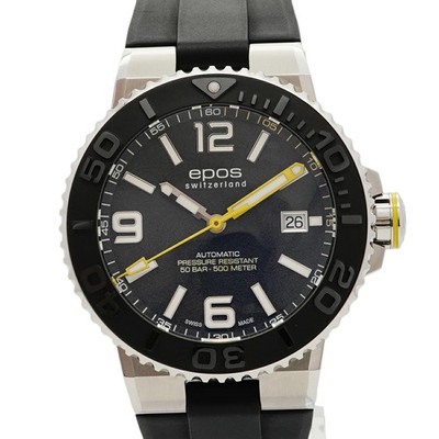 Used Epos epos sportive diver 3441ABKR Wrist watch Men