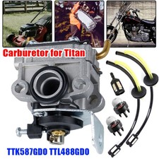 Replace Carburetor for Titan 2-in-1 Multi Tool TTL488GDO TTK587GDO Strimmer Part