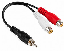 Absolute 2F1M RCA Interconnect Cable Wire Marine Car Amplifier Stereo Home Audio