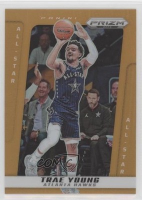 2024-25 Panini Prizm Deca All-Star Orange Prizm 3/49 Trae Young #264 hs9