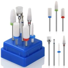 Nail Drill Bits Cuticle Manicure Machine Cutter Diamond File Gel Polish Kit^7