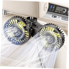 SINGRAO Car Backseat Fan for Kids, Baby, Dogs, Dual Head USB Car seat Fan,