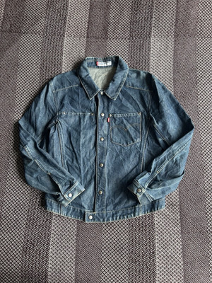 Vintage Levis Engineered Jeans Jacket Faded Washed Mens Streetwear Style Size M