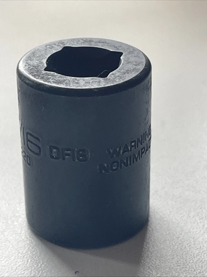 Snap-On Tools 9/16" 3/8" Drive 6PT Surface Drive Socket DF18 🇺🇸 NICE! - Image 4 of 4