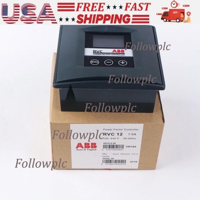 1PCS NEW ABB RVC-12 Power Factor Controller RVC 12 US Free TAX RVC-12/1-5A