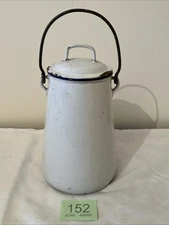 Ker Sweden Vintage  Enamel Milk Churn 1 Litre 