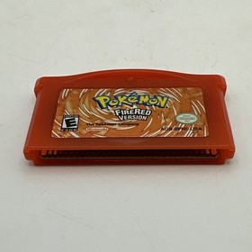 Pokemon FireRed Version Nintendo Gameboy Advance 2004 GBA Authentic Tested Saves