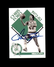 Chris Ford Signed 1990 NBA Hoops Boston Celtics Autograph