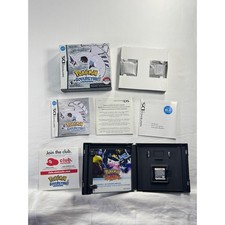 Nintendo DS Pokemon SoulSilver Version Big Box CIB with Pokewalker (Working!)