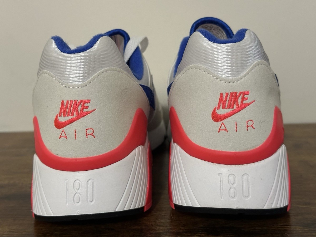 Nike Air Max 180 Ultramarine Solar Red OG 2024 Running Men Size 7 NEW FJ9259-100 Nike Air Max 180  main image 2