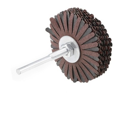 Abrasive Cloth Tongue Wheel Leaving 1/4'' Stem 150 Grain