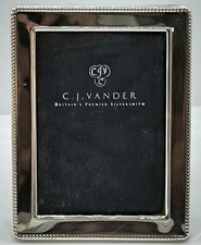Vintage Sterling Silver Photo Frame Hallmarked London 1998, by CJ Vender
