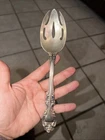Vintage GORHAM STERLING SILVER "CHANTILLY" SERVING SPOON Pierced