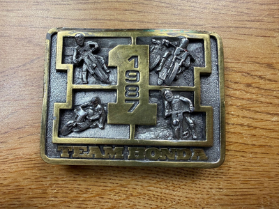 #ad #ad 1987 Team Honda Belt Buckle $80.00