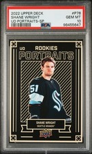 2022 UD UD PORTRAITS SP #P76 SHANE WRIGHT PSA 10