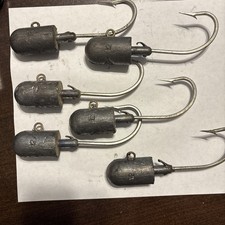 12 Ounce Bullet Head Fishing Weighs Lot Of 6